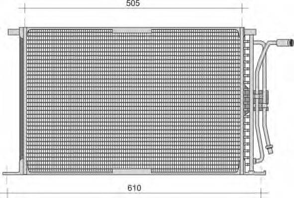 MAGNETI MARELLI 350203281000 Конденсатор, кондиціонер