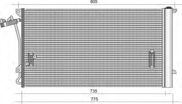 MAGNETI MARELLI 350203345000 Конденсатор, кондиціонер