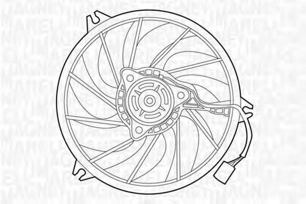 MAGNETI MARELLI 069422303010 Вентилятор, охолодження двигуна