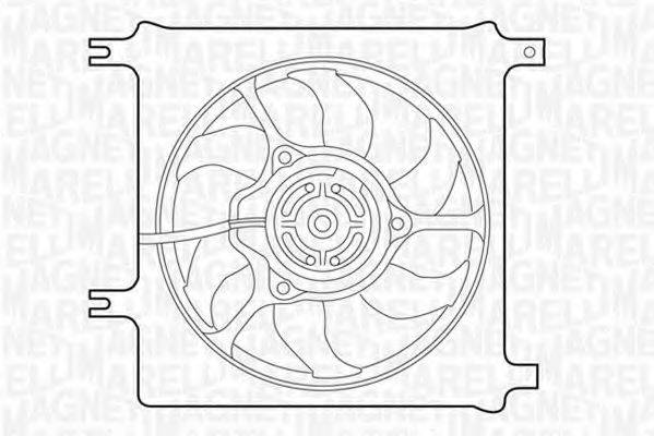 MAGNETI MARELLI 069422356010 Вентилятор, охолодження двигуна